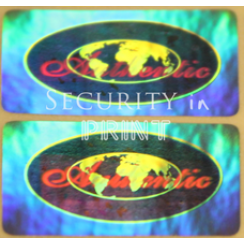AUTHENTIC Hologram Holographic Security Stickers Silver labels VL2512-1S 